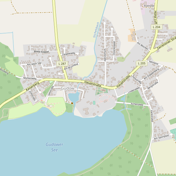 Stadtplan Gudow Thumbnail