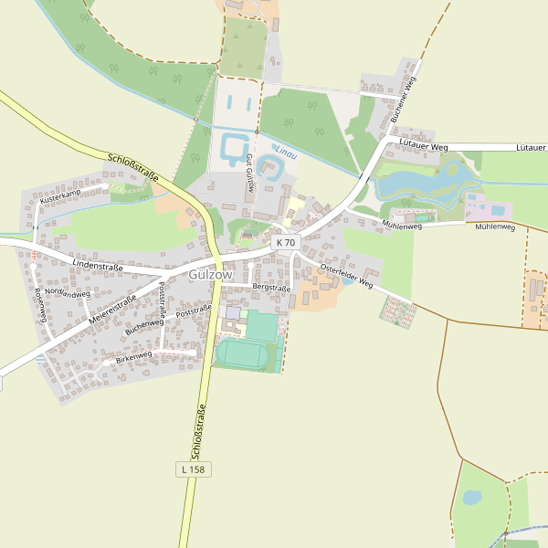 Stadtplan Gülzow (RZ) Thumbnail