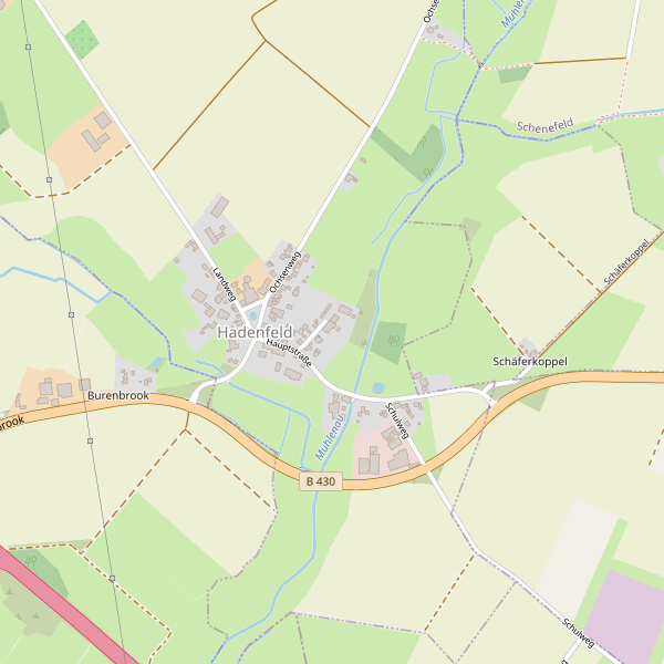Stadtplan Hadenfeld Thumbnail