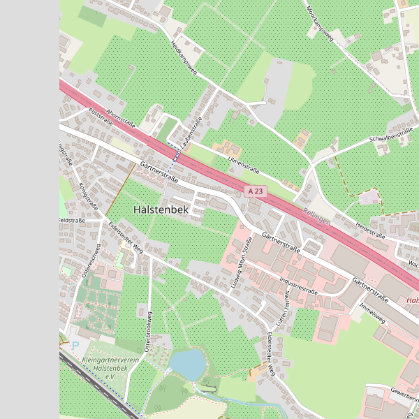 Stadtplan Halstenbek Thumbnail