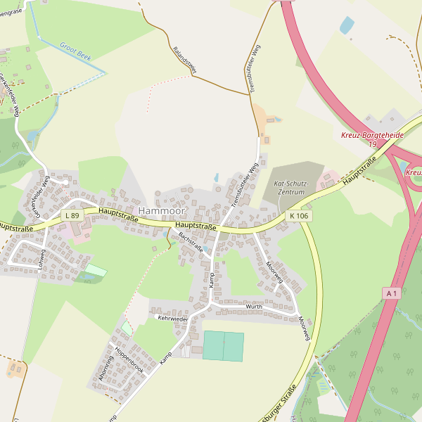 Stadtplan Hammoor Thumbnail