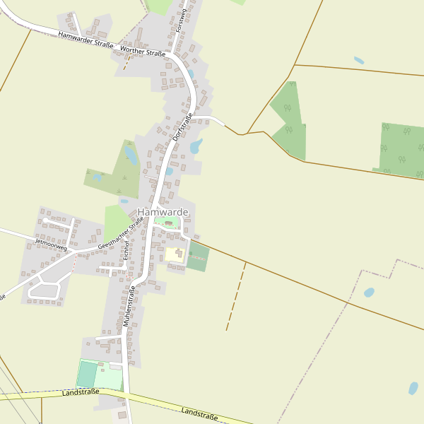 Stadtplan Hamwarde Thumbnail