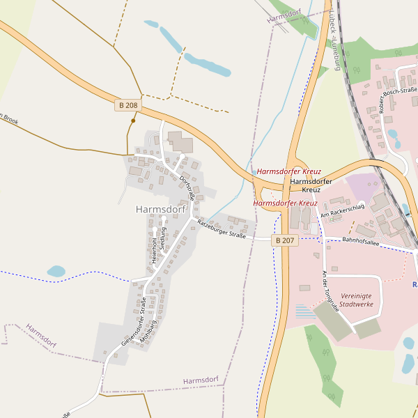 Stadtplan Harmsdorf (RZ) Thumbnail