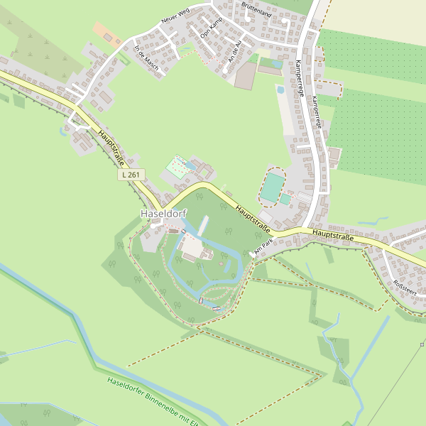 Stadtplan Haseldorf Thumbnail