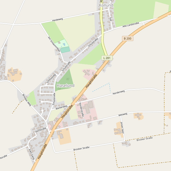 Stadtplan Haselund Thumbnail