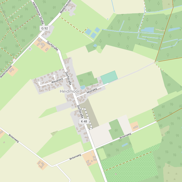 Stadtplan Heidmoor Thumbnail