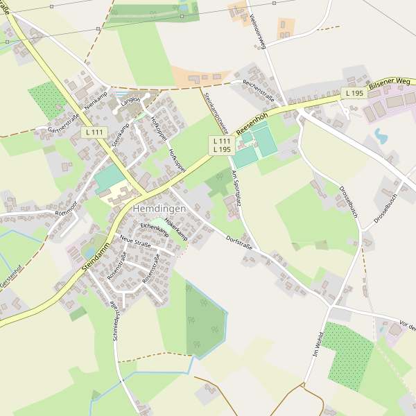 Stadtplan Hemdingen Thumbnail