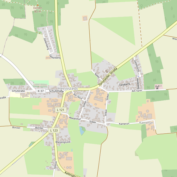 Karte der Toiletten in Hennstedt (IZ) Thumbnail