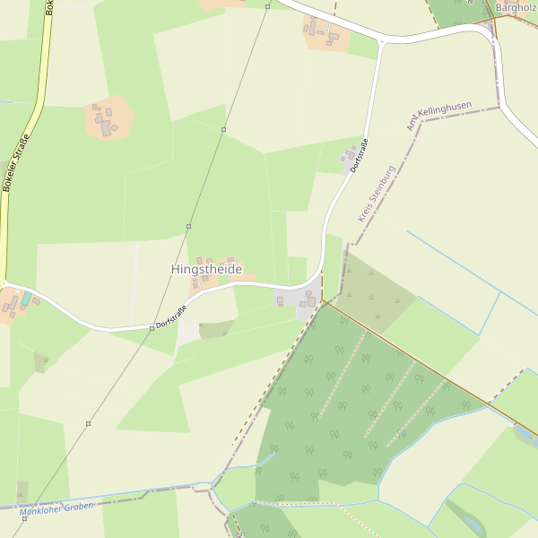 Stadtplan Hingstheide Thumbnail