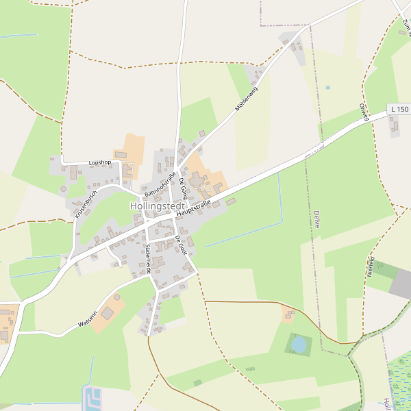 Stadtplan Hollingstedt (HEI) Thumbnail