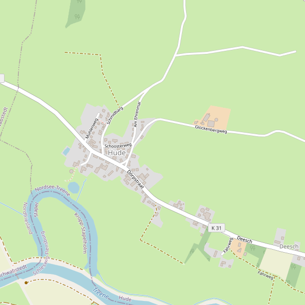 Stadtplan Hude Thumbnail