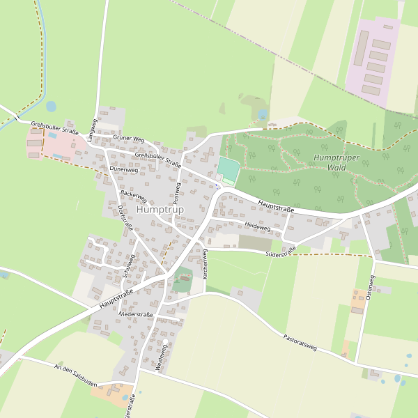 Stadtplan Humptrup Thumbnail