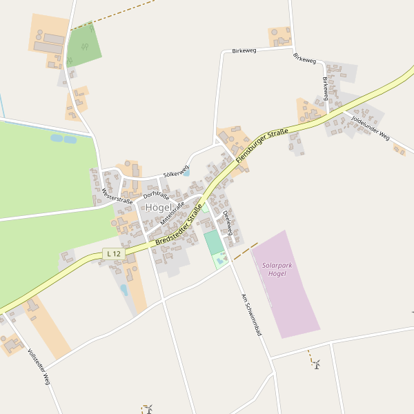 Stadtplan Högel Thumbnail