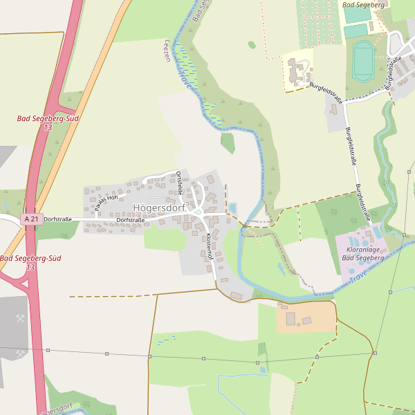 Stadtplan Högersdorf Thumbnail