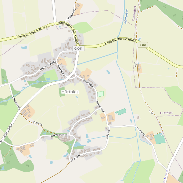 Stadtplan Hüttblek Thumbnail