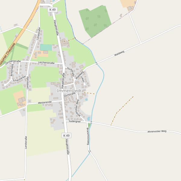 Stadtplan Immenstedt (NF) Thumbnail