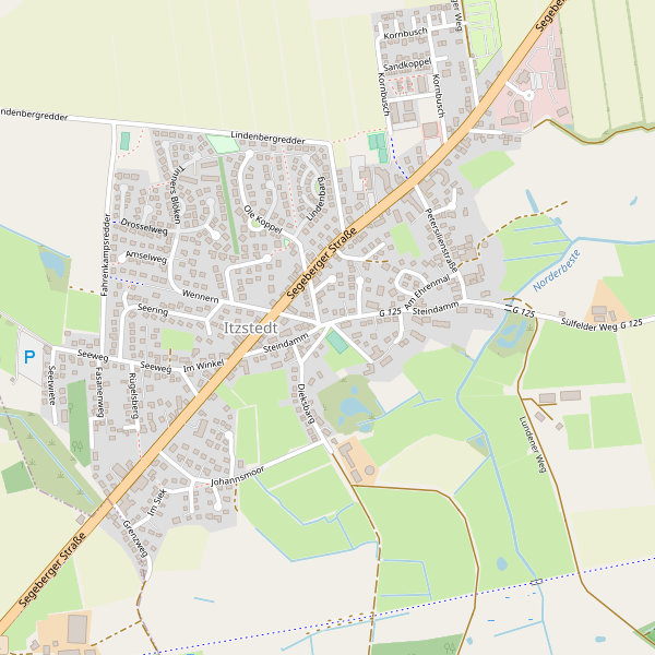 Stadtplan Itzstedt Thumbnail