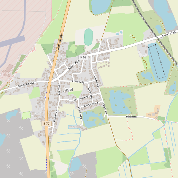 Stadtplan Jagel Thumbnail