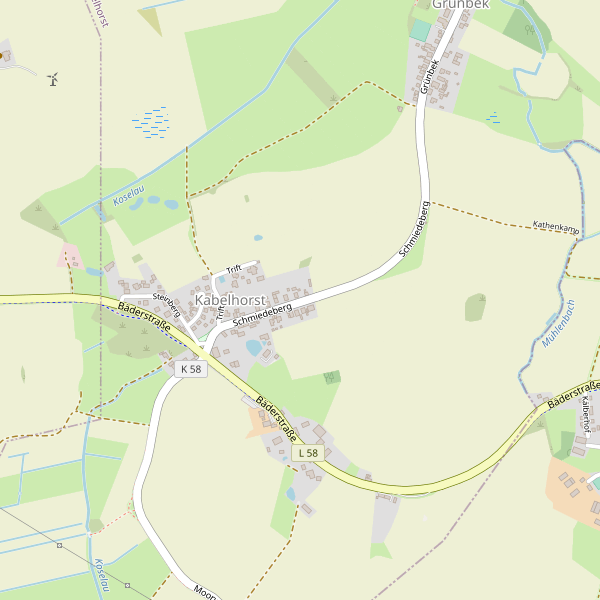Stadtplan Kabelhorst Thumbnail