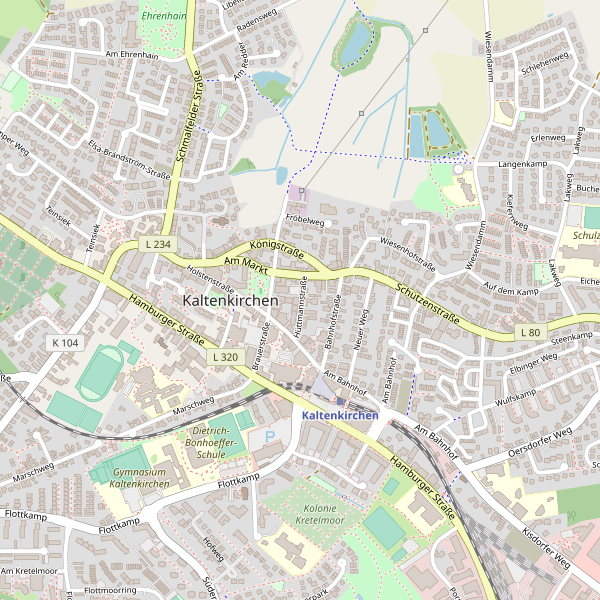 Karte der Toiletten in Kaltenkirchen Thumbnail