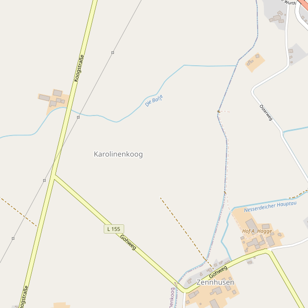Stadtplan Karolinenkoog Thumbnail