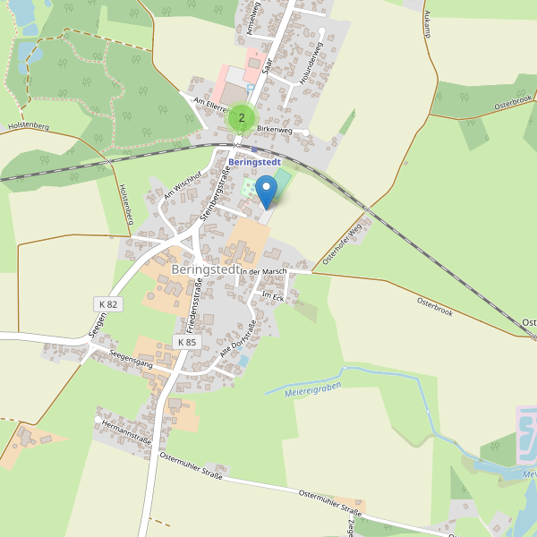 Karte der Parkplätze in Beringstedt Thumbnail