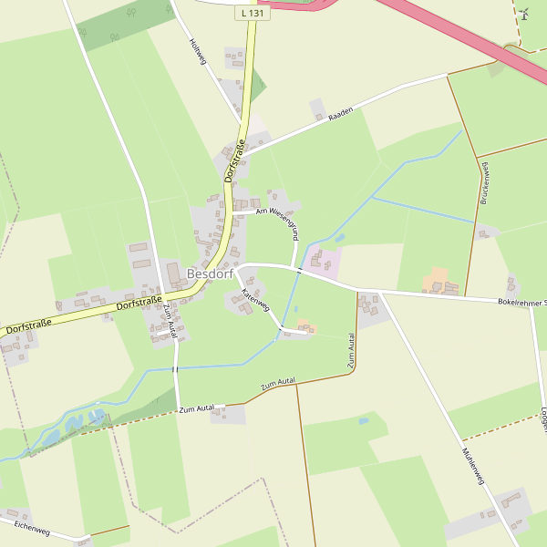 Karte der Parkplätze in Besdorf Thumbnail