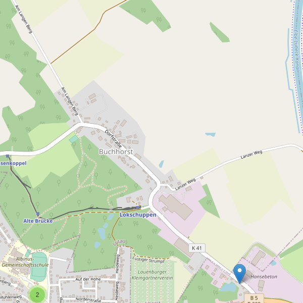 Karte der Parkplätze in Buchhorst Thumbnail