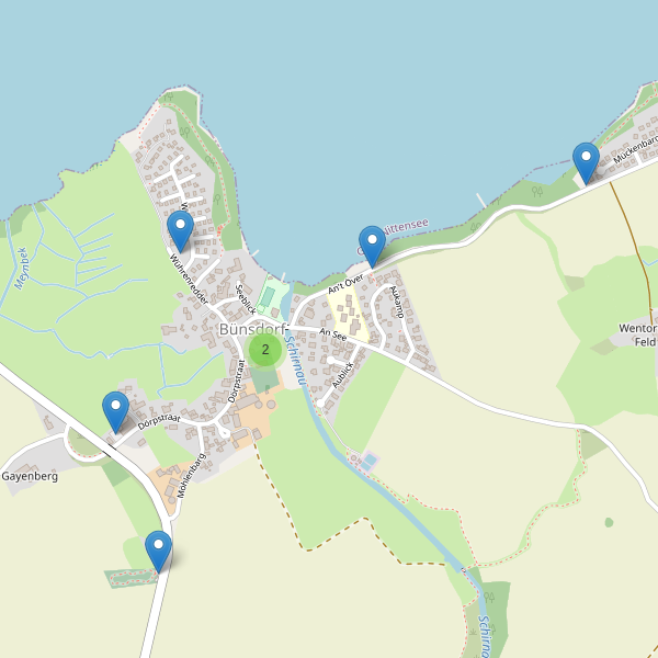 Karte der Parkplätze in Bünsdorf Thumbnail