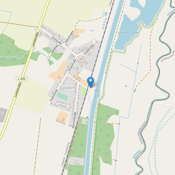 Karte der Parkplätze in Dalldorf Thumbnail