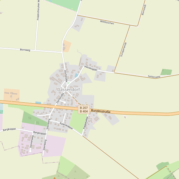 Karte der Parkplätze in Dassendorf Thumbnail