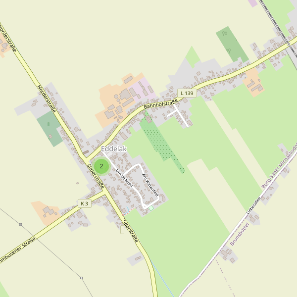 Karte der Parkplätze in Eddelak Thumbnail