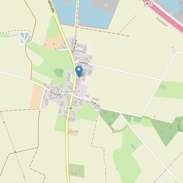 Karte der Parkplätze in Eisendorf Thumbnail