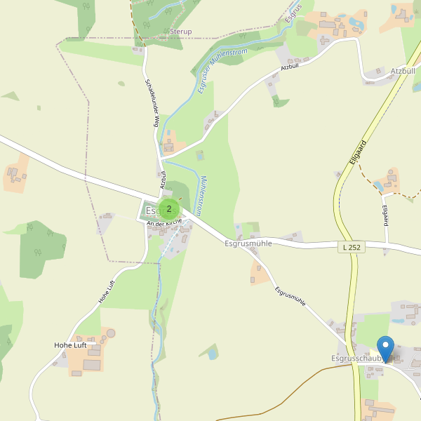 Karte der Parkplätze in Esgrus Thumbnail