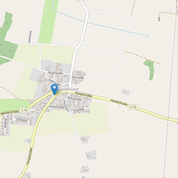 Karte der Parkplätze in Goldelund Thumbnail