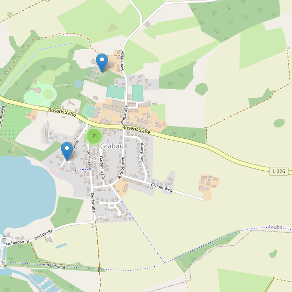 Karte der Parkplätze in Grabau (OD) Thumbnail