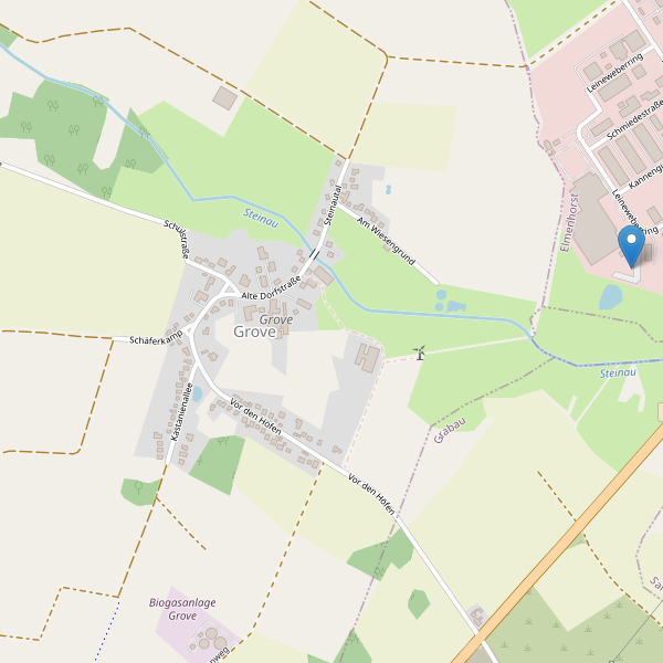 Karte der Parkplätze in Grove Thumbnail