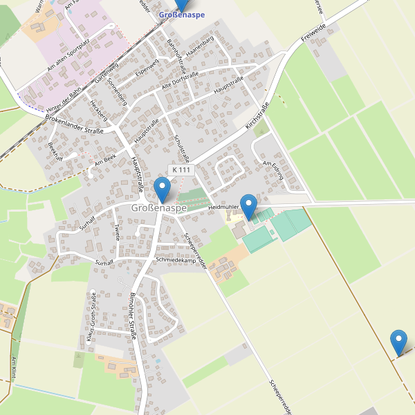 Karte der Parkplätze in Großenaspe Thumbnail