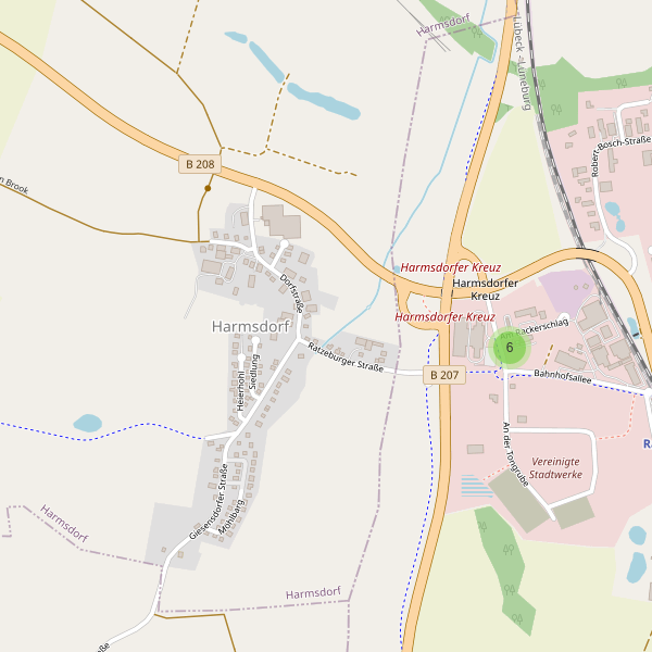 Karte der Parkplätze in Harmsdorf (RZ) Thumbnail