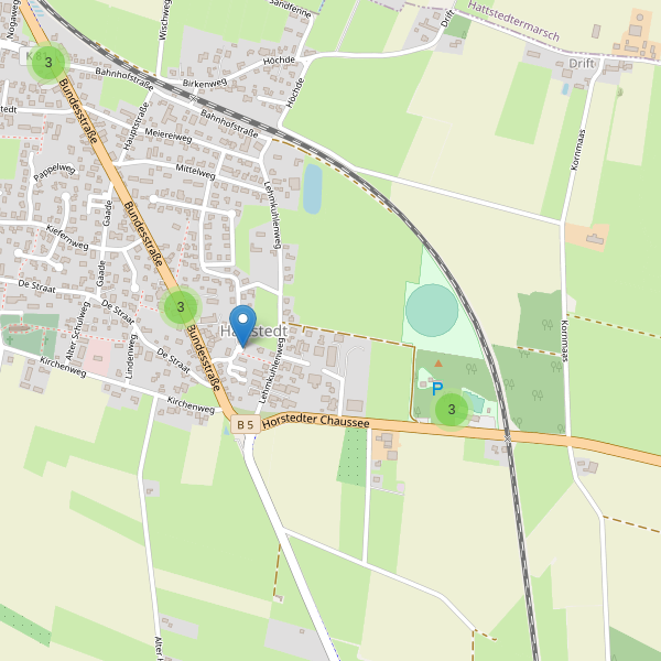 Karte der Parkplätze in Hattstedt Thumbnail