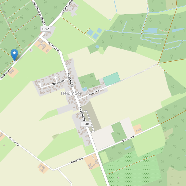 Karte der Parkplätze in Heidmoor Thumbnail