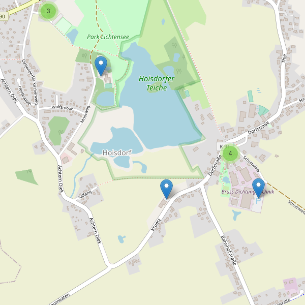 Karte der Parkplätze in Hoisdorf Thumbnail