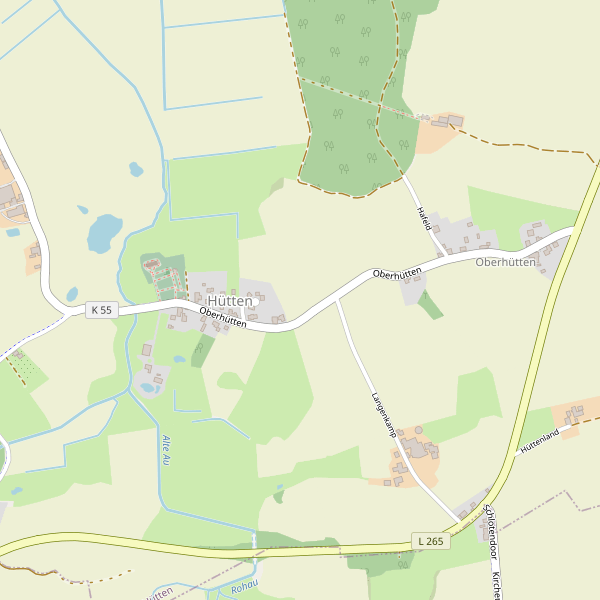Karte der Parkplätze in Hütten (RD) Thumbnail
