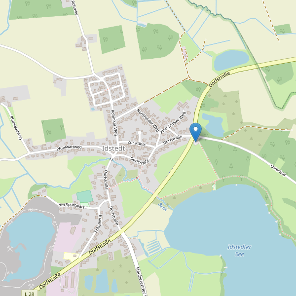 Karte der Parkplätze in Idstedt Thumbnail