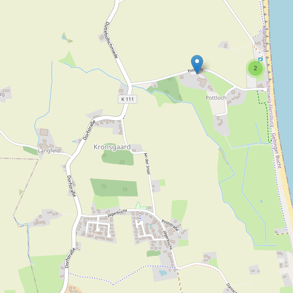 Karte der Parkplätze in Kronsgaard Thumbnail