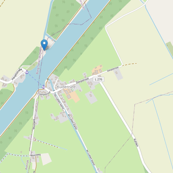 Karte der Parkplätze in Kudensee Thumbnail