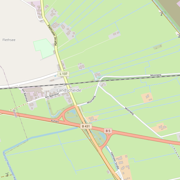 Karte der Parkplätze in Landscheide Thumbnail