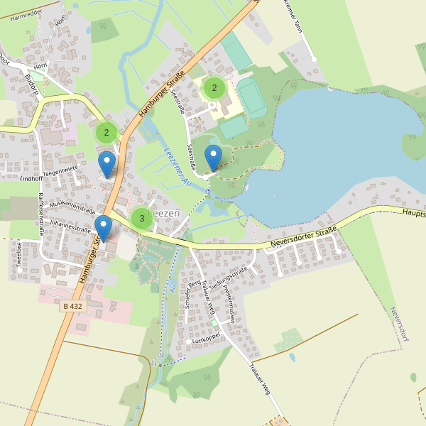 Karte der Parkplätze in Leezen (SE) Thumbnail