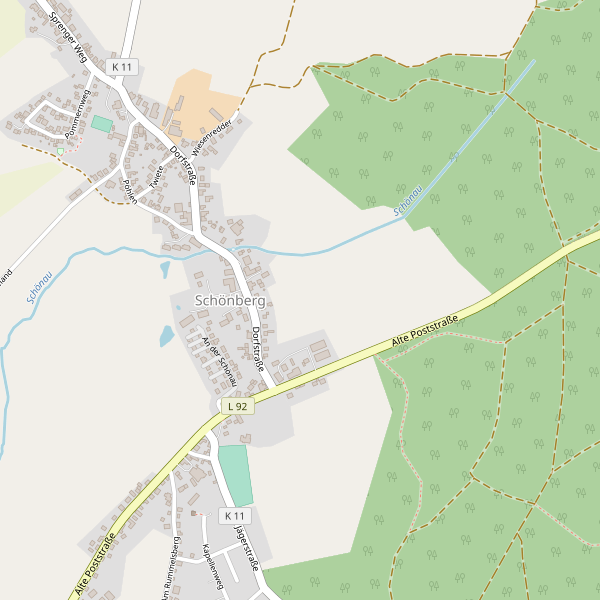 Karte der Parkplätze in Schönberg (RZ) Thumbnail