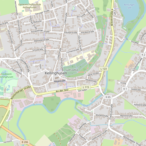 Stadtplan Kellinghusen Thumbnail